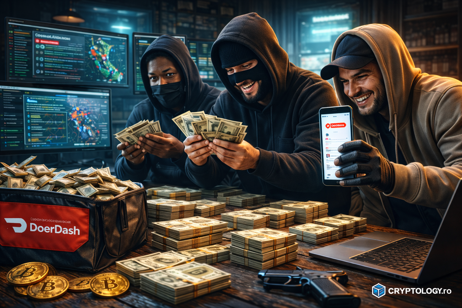 Trei bărbați din Tennessee, arestați pentru jafuri armate asupra investitorilor crypto din California